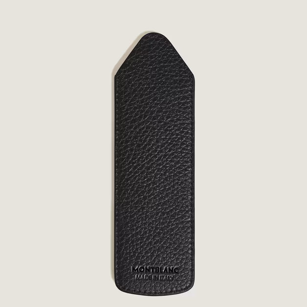 Estuche Fino para 1 Instrumento de Escritura en Cuero Graneado Avellana