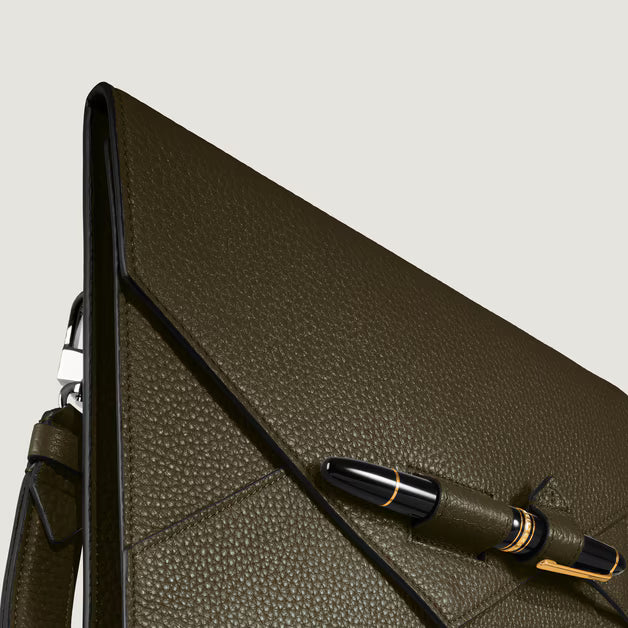 Sac pochette Moyen Format Montblanc Envelope Kaki