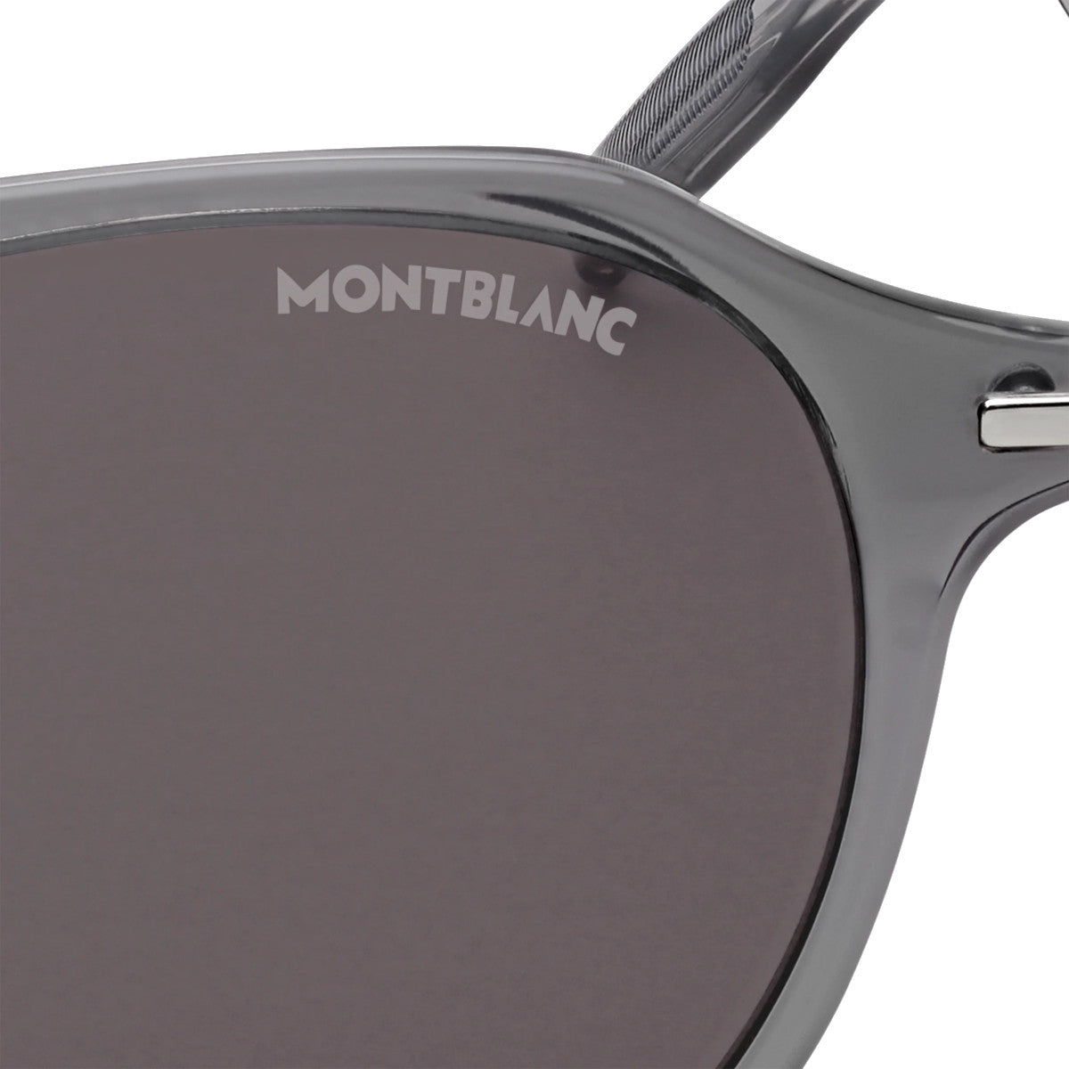 Gafas de sol redondas con montura inyectada gris