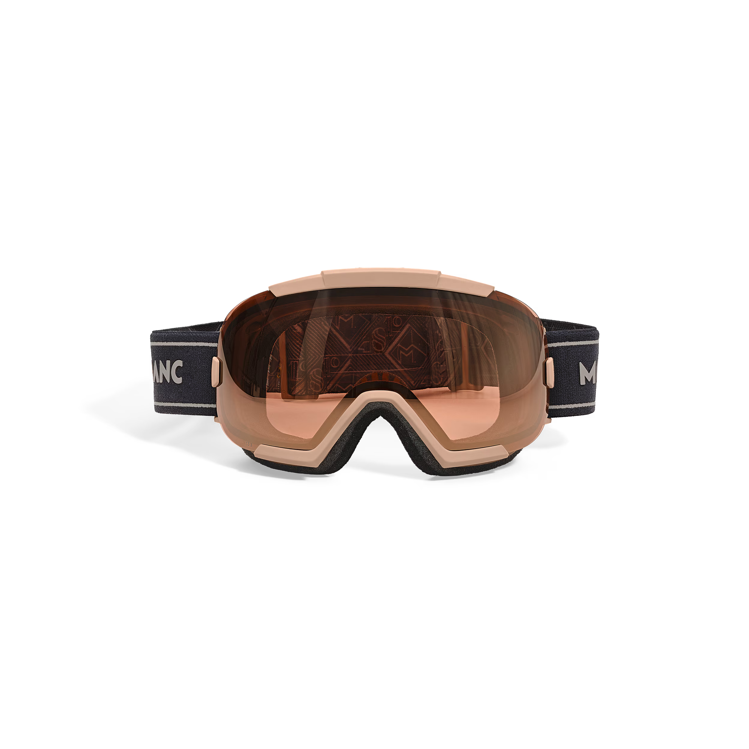 Masque de Ski Rectangulaire avec Monture Injectée Noire