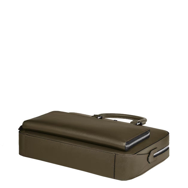 Maletín mediano modelo Montblanc Sartorial caqui
