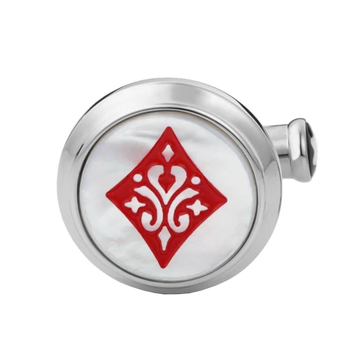 Boutons de manchetteMontblancBoutons de manchette Meisterstück Hommage au roman Le Tour du monde en 80 jours , As de Trèfle et As de Carreau