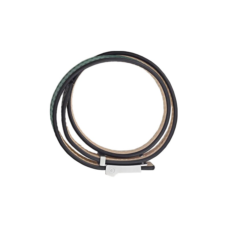 Bracelet hommeMontblancBracelet Montblanc M logo en cuir d'étain, taille réglable