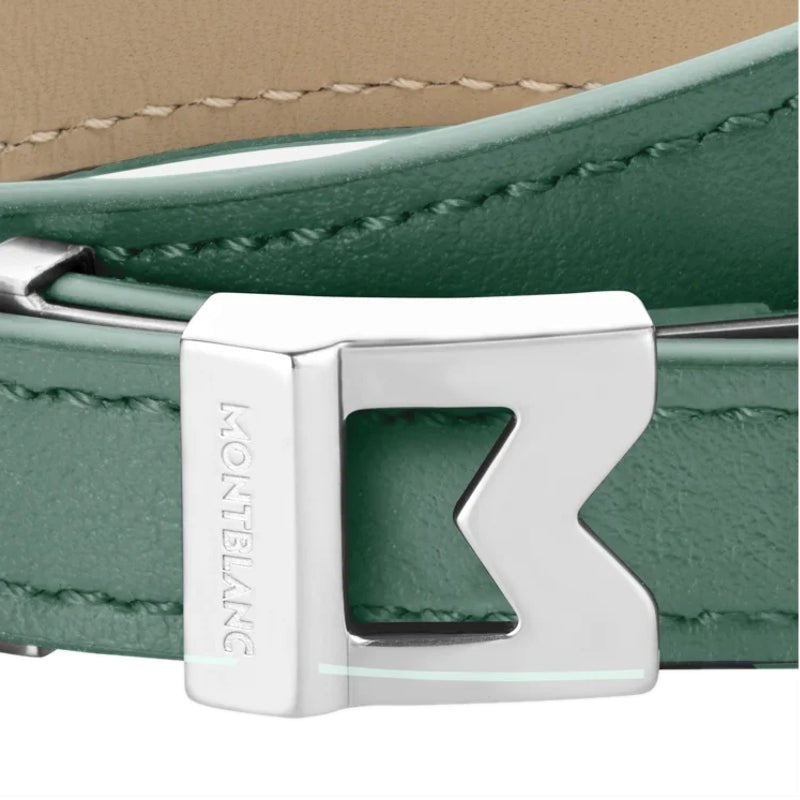 Bracelet hommeMontblancBracelet Montblanc M logo en cuir d'étain, taille réglable