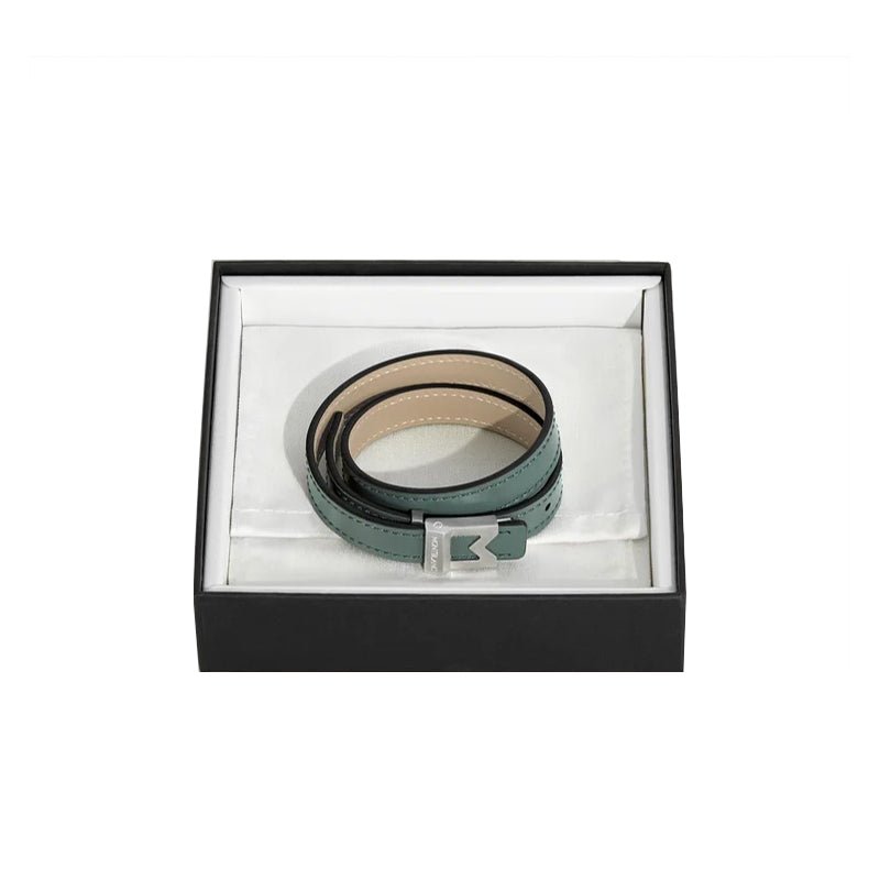 Bracelet hommeMontblancBracelet Montblanc M logo en cuir d'étain, taille réglable