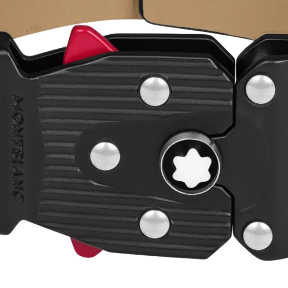 Bracelet hommeMontblancBracelet noir avec boucle en acier collection Montblanc Extreme 3.0