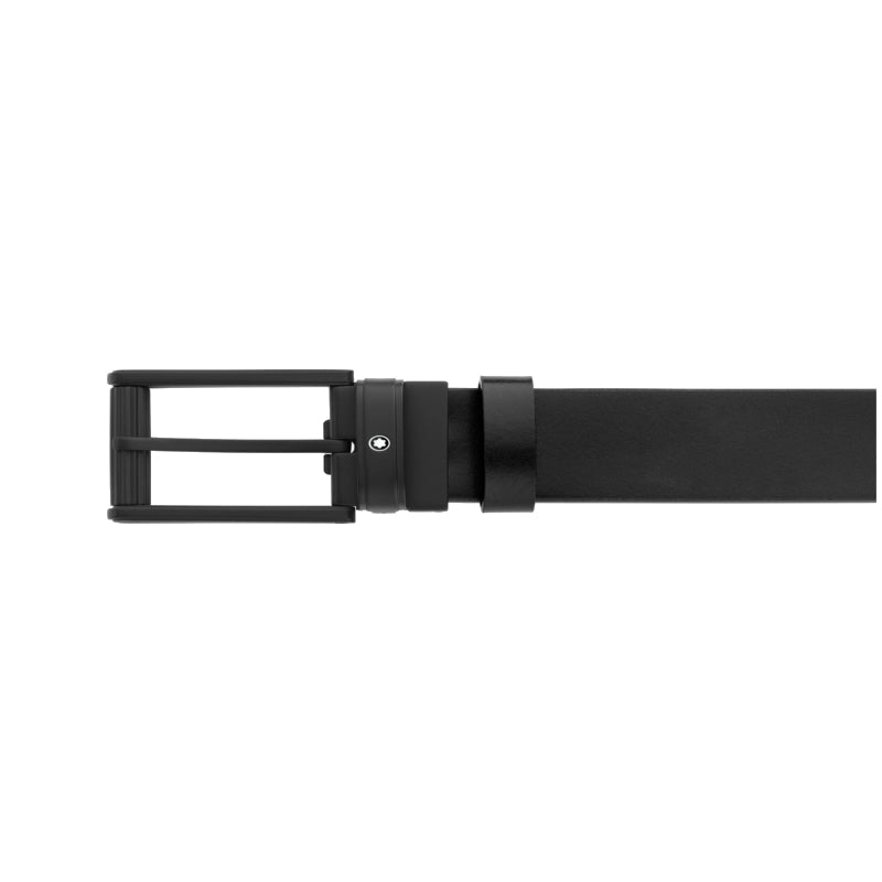 Ceinture hommeMontblancCeinture Montblanc boucle PVD noir