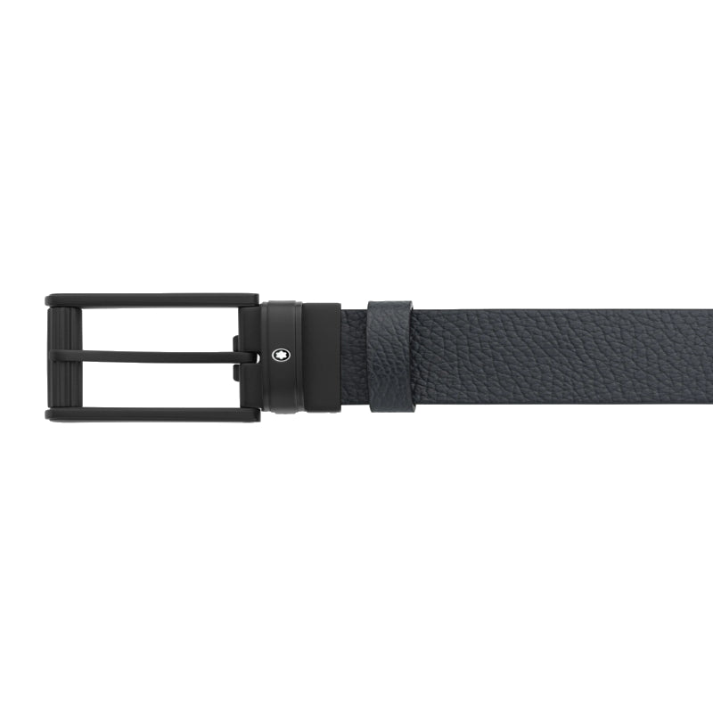 Ceinture hommeMontblancCeinture Montblanc boucle PVD noir