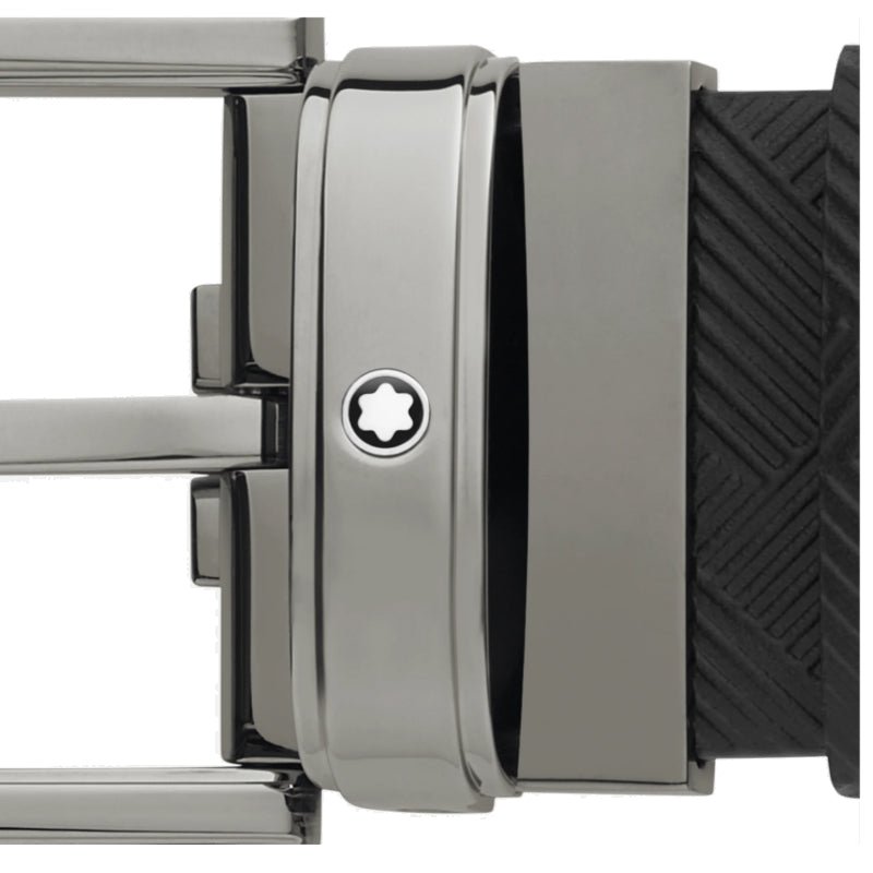 Ceinture hommeMontblancCeinture Montblanc De 35 mm En Cuir Noir