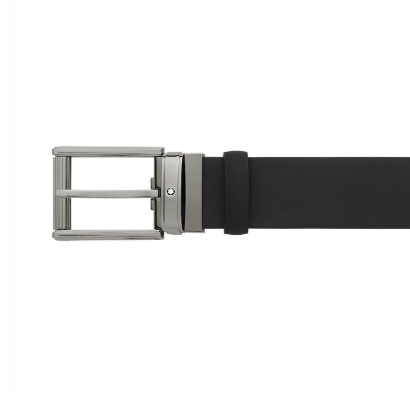 Ceinture hommeMontblancCeinture Montblanc De 35 mm En Cuir Noir