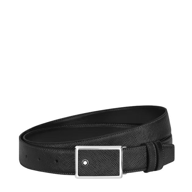 Ceinture hommeMontblancCeinture Réversible 30 mm en Cuir Sartorial avec Boucle Plaque