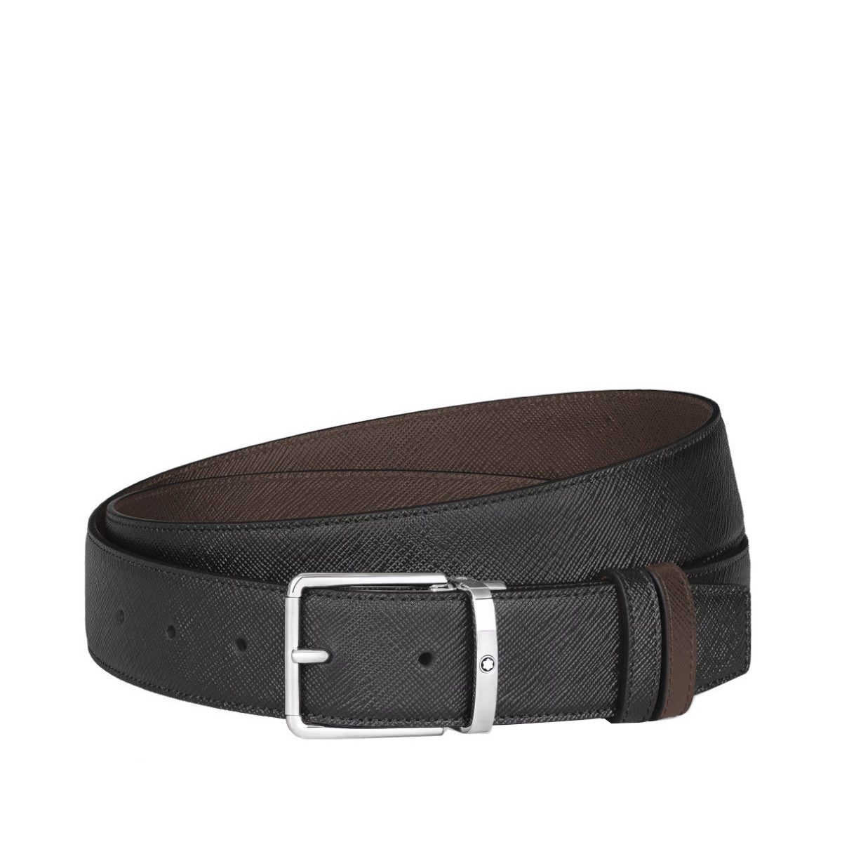 Ceinture hommeMontblancCeinture Réversible Everyday Montblanc 35 mm en Cuir Sartorial Noir/Marron