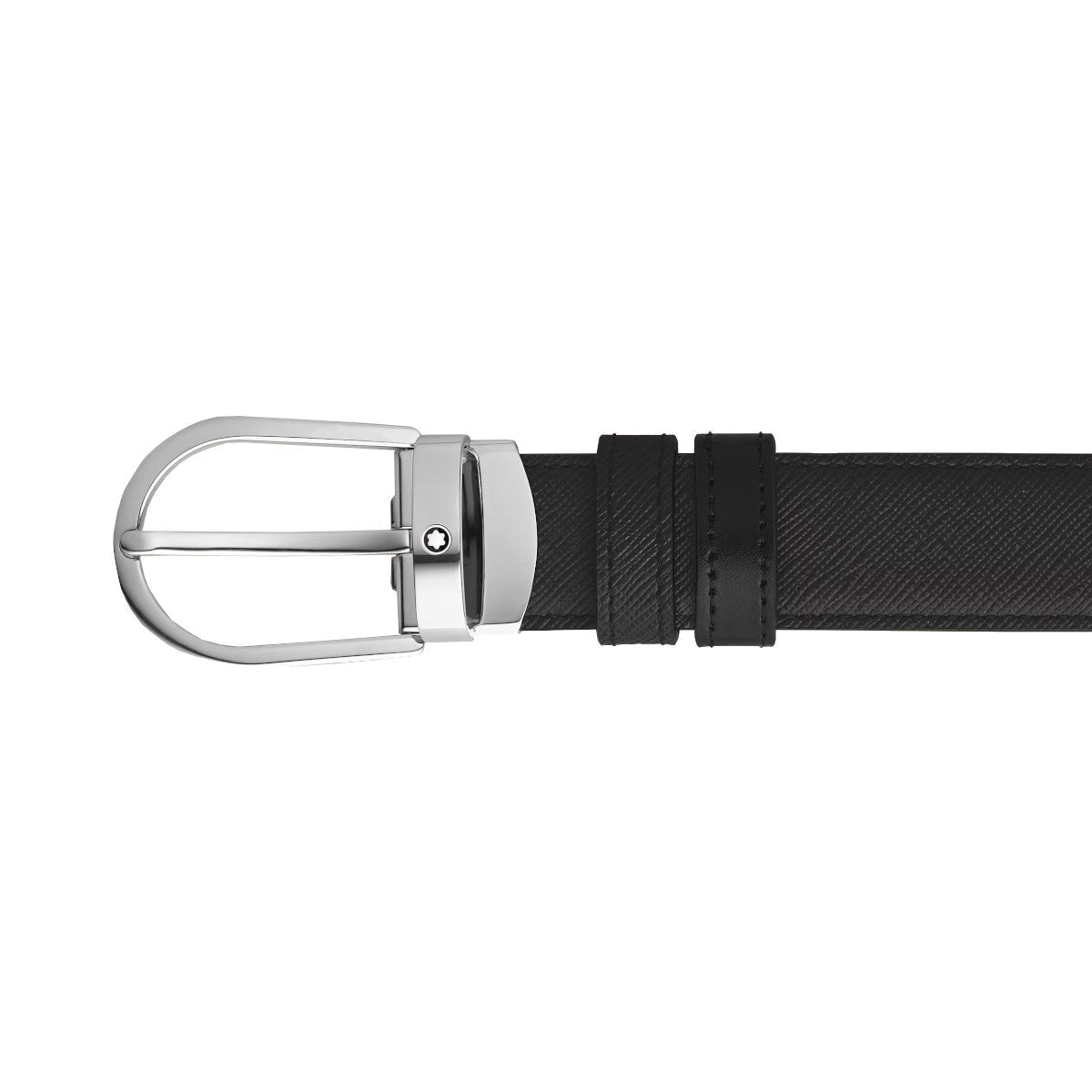 Ceinture hommeMontblancCeinture Réversible Horseshoe 30 mm Montblanc Sartorial Noir