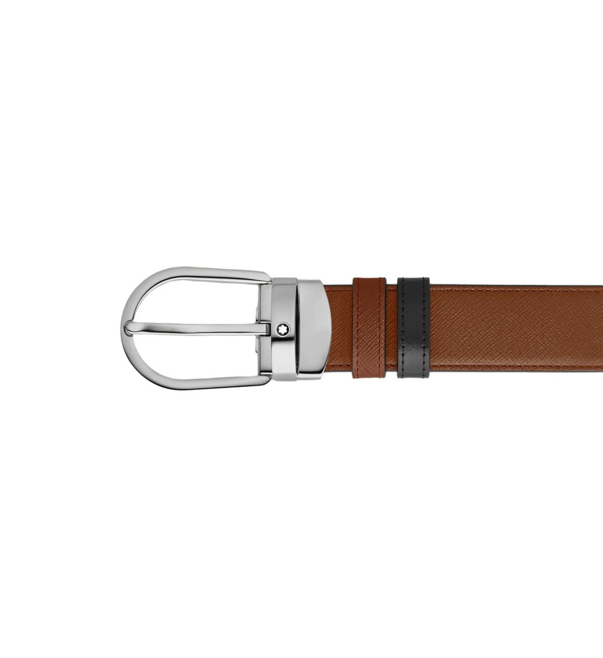 Ceinture hommeMontblancCeinture Réversible Montblanc 35 mm en Cuir Noir/Marron