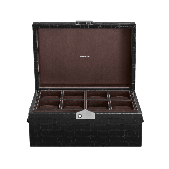 Coffret pour montreMontblancCoffret de collectionneur Montblanc pour montres en cuir embossé croco