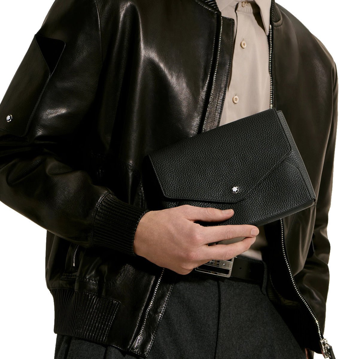 Étui pour styloMontblancÉtui pour 10 Instrument d'Écriture Montblanc Envelope Noir