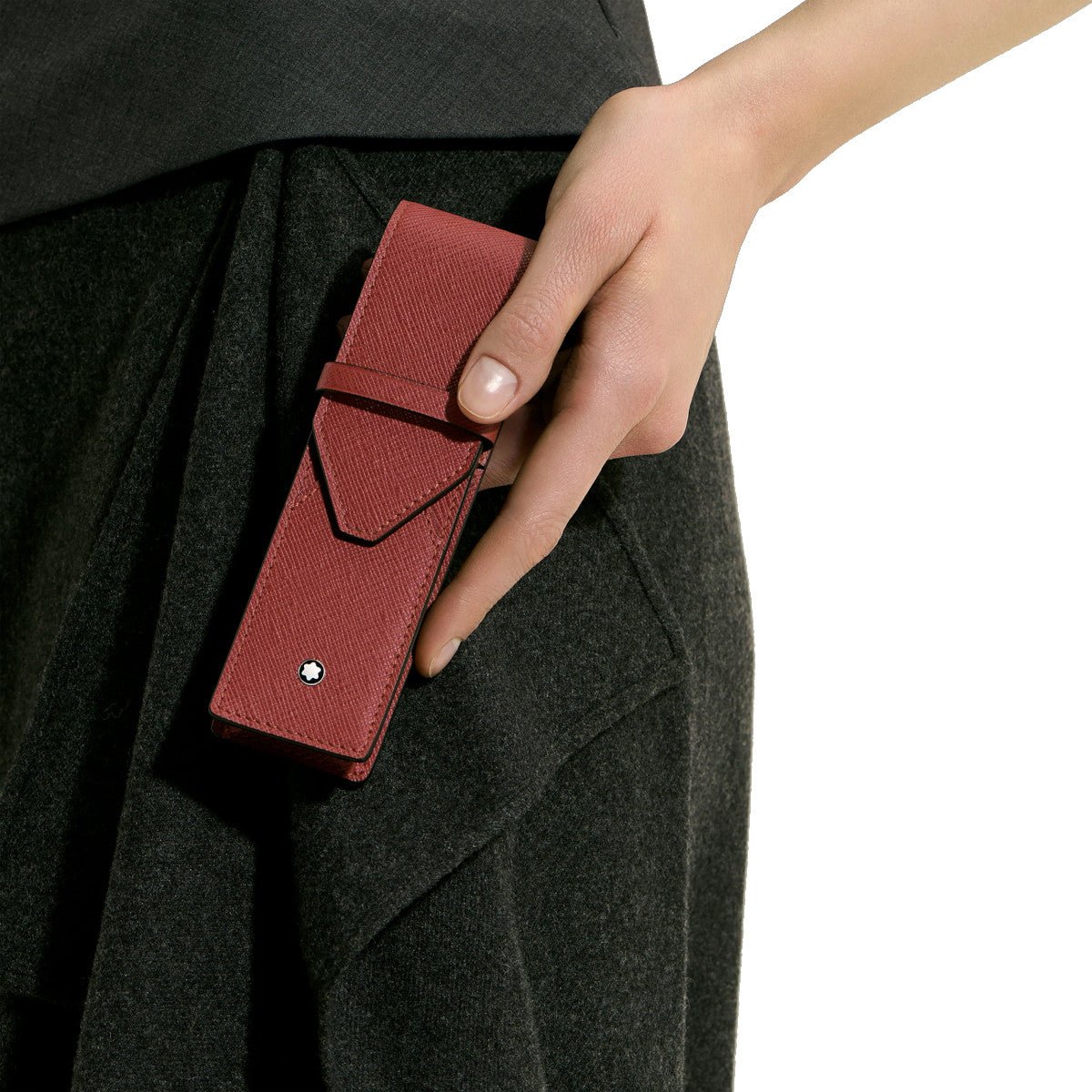 Étui pour styloMontblancÉtui pour 2 instruments d'écriture Montblanc Sartorial Rouge