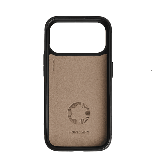 Étui pour téléphoneMontblancÉtui rigide pour iPhone 17 Pro avec 2cc en cuir Montblanc Extreme 3.0