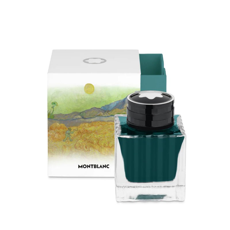 Flacon d'encreMontblancEncrier 50 ml, turquoise,Montblanc Hommage à Vincent Van Gogh