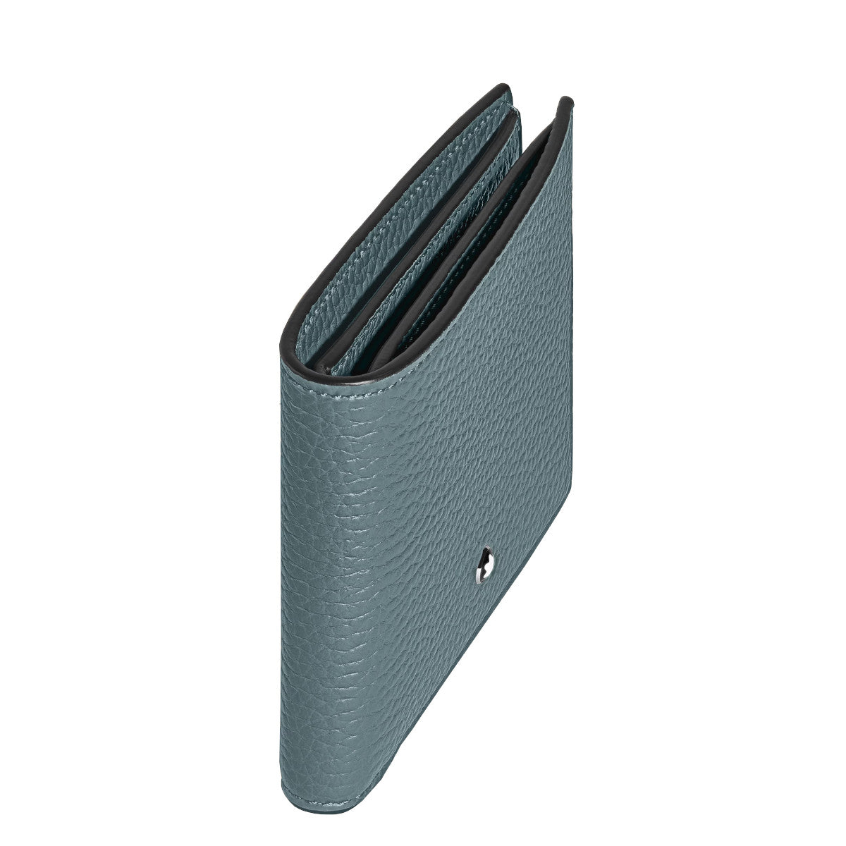 Portefeuille 6cc Montblanc Grainé Bleu