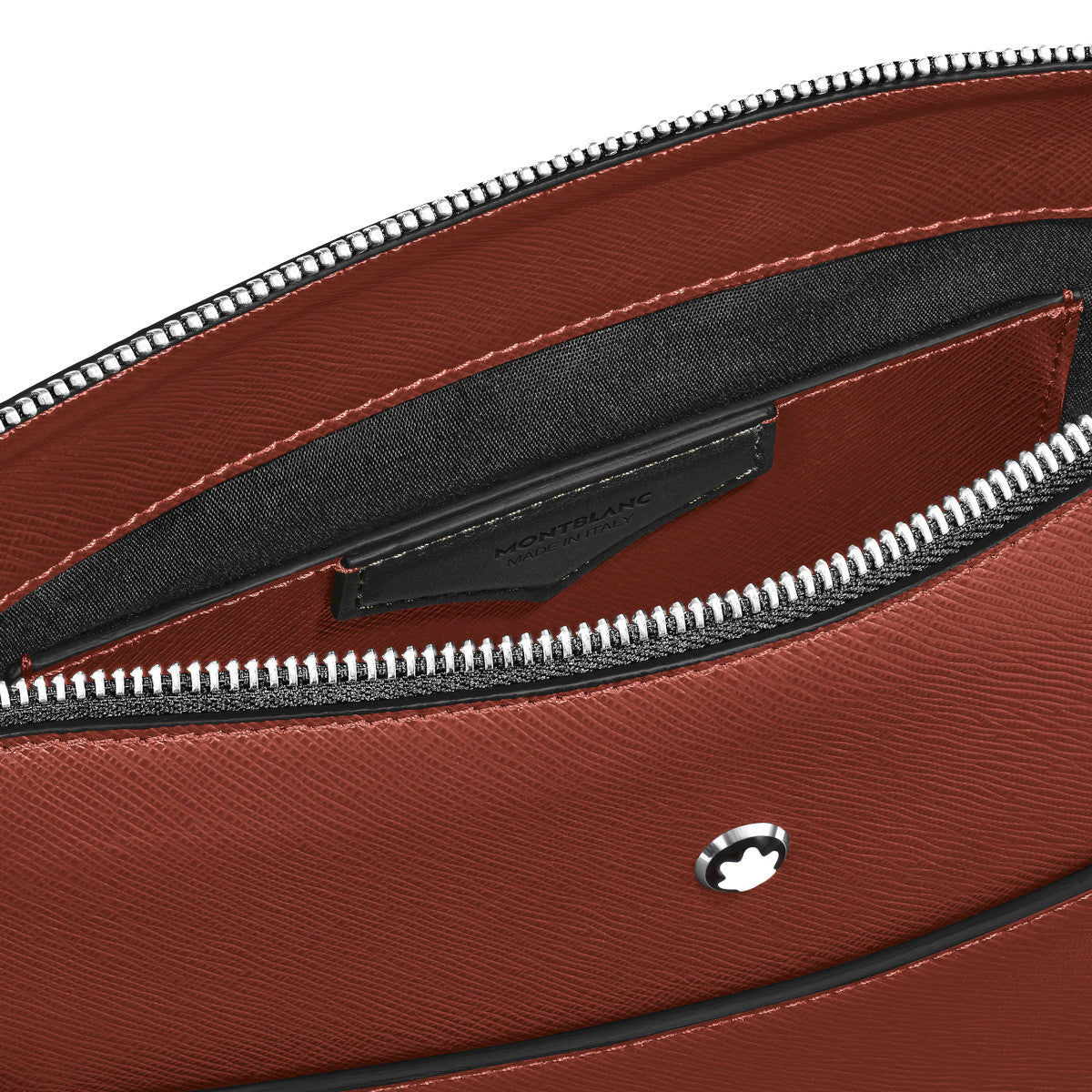 Sac Messenger vertical en cuir Montblanc Sartorial Rouge