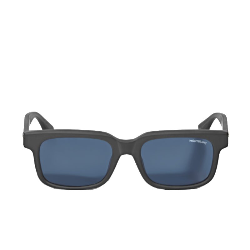 Lunettes de soleilMontblancLunettes de soleil carrée avec monture en acétate Montblanc Extreme 3.0 noir