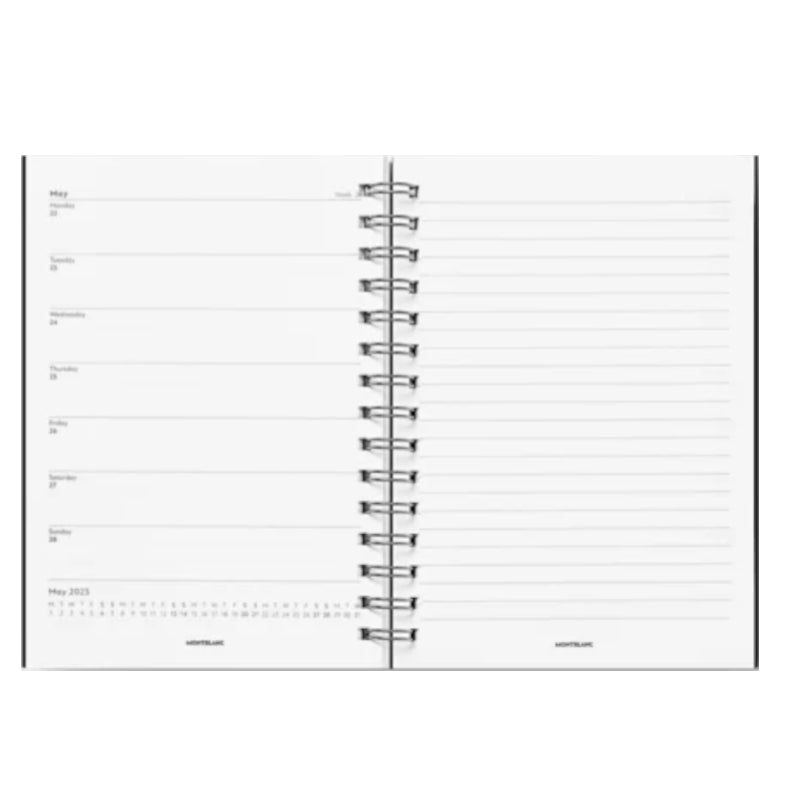 MontblancRecharge de la pochette enveloppe #146 petit format, noire - Calendrier 18 mois