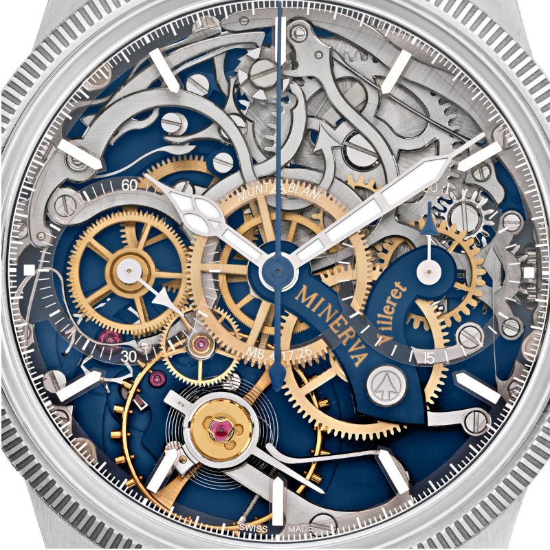 MontreMontblancMontre Montblanc 1858 The Unveiled Minerva Chronograph Limited Edition - 100 pièces