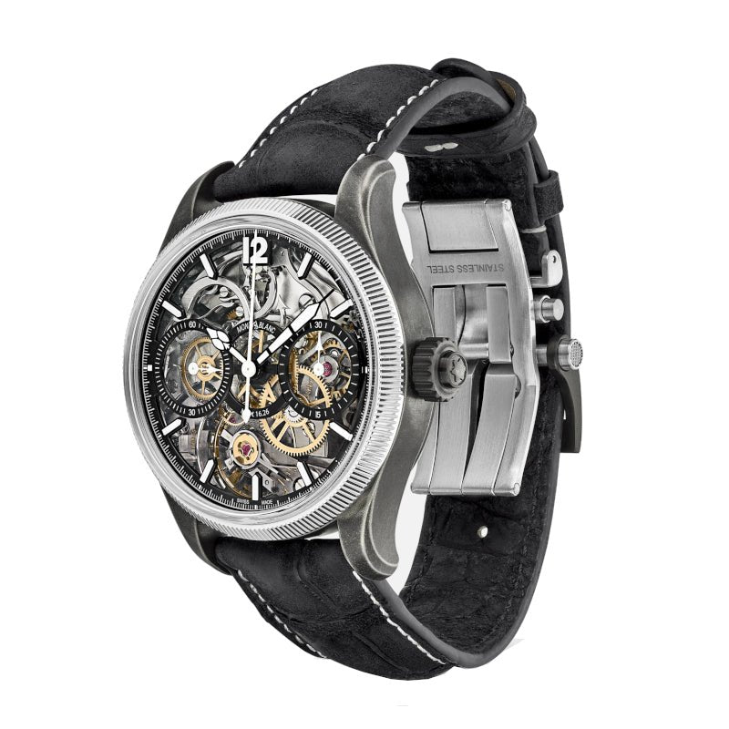 MontreMontblancMontre Montblanc 1858 The Unveiled Secret Minerva Monopusher Chronograph Limited Edition - 88 pièces