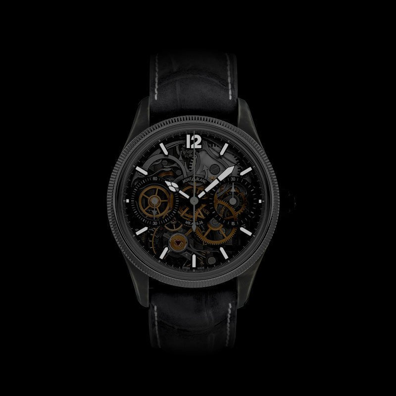 MontreMontblancMontre Montblanc 1858 The Unveiled Secret Minerva Monopusher Chronograph Limited Edition - 88 pièces