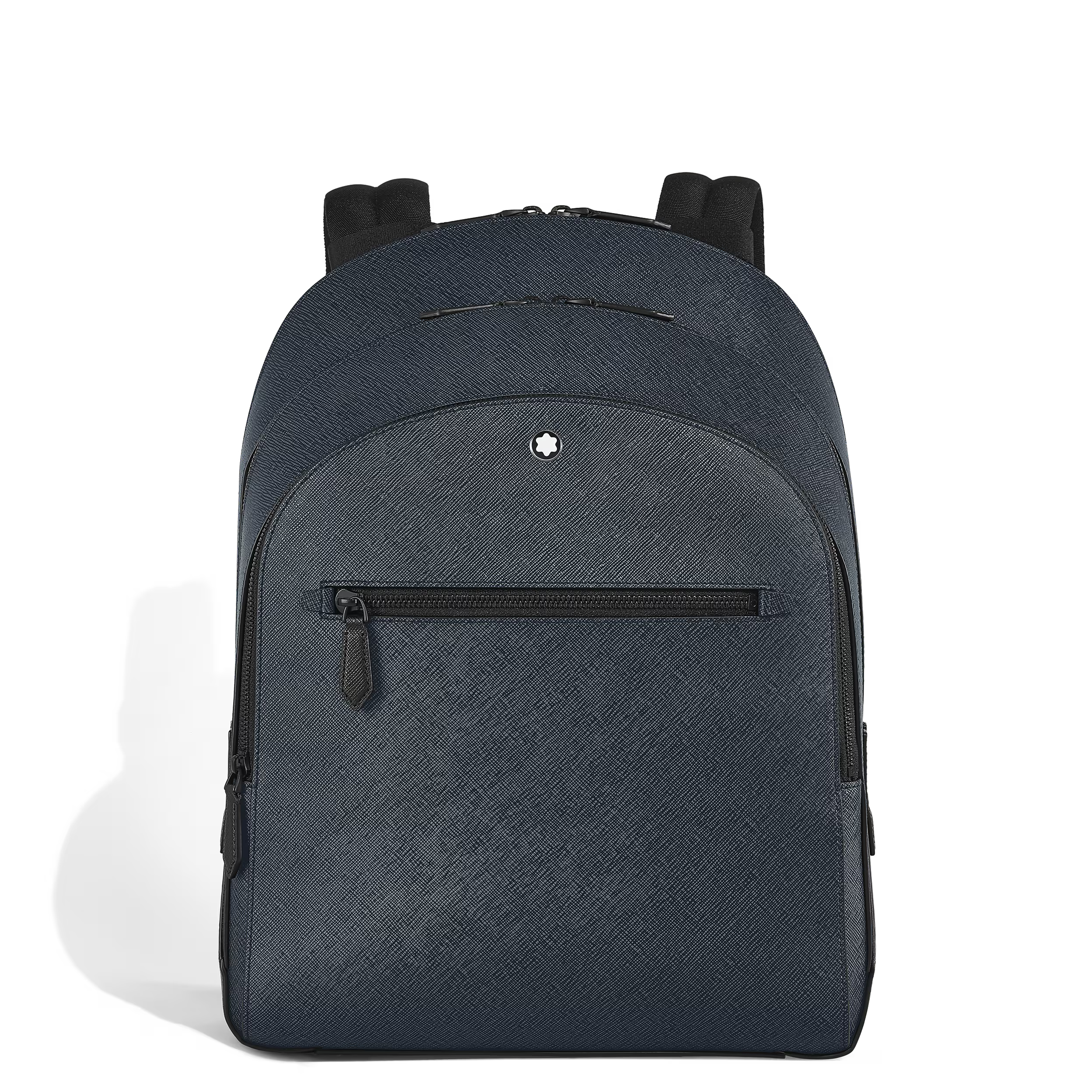 Sac à Dos Moyen Modèle avec 3 Compartiments en Cuir Sartorial