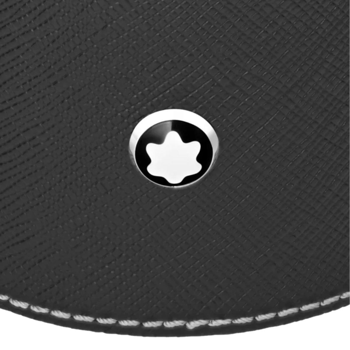 Plateau de bureauMontblancPlateau de bureau rond en cuir noir Montblanc (moyen)