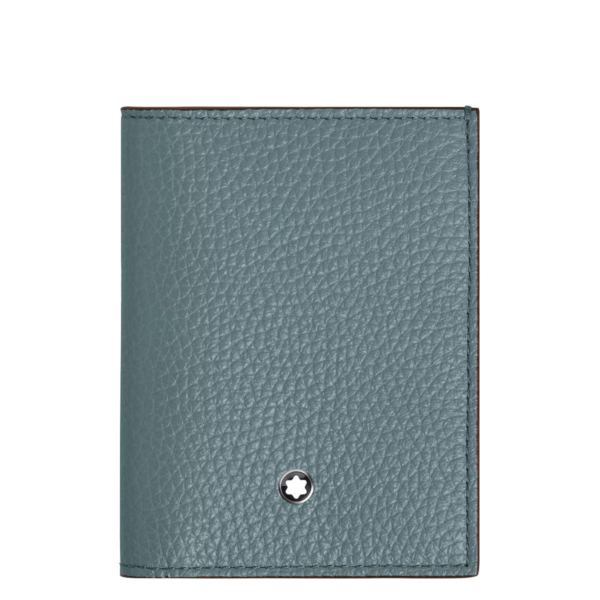PortefeuilleMontblancMini Portefeuille 4cc Montblanc Grainé Bleu