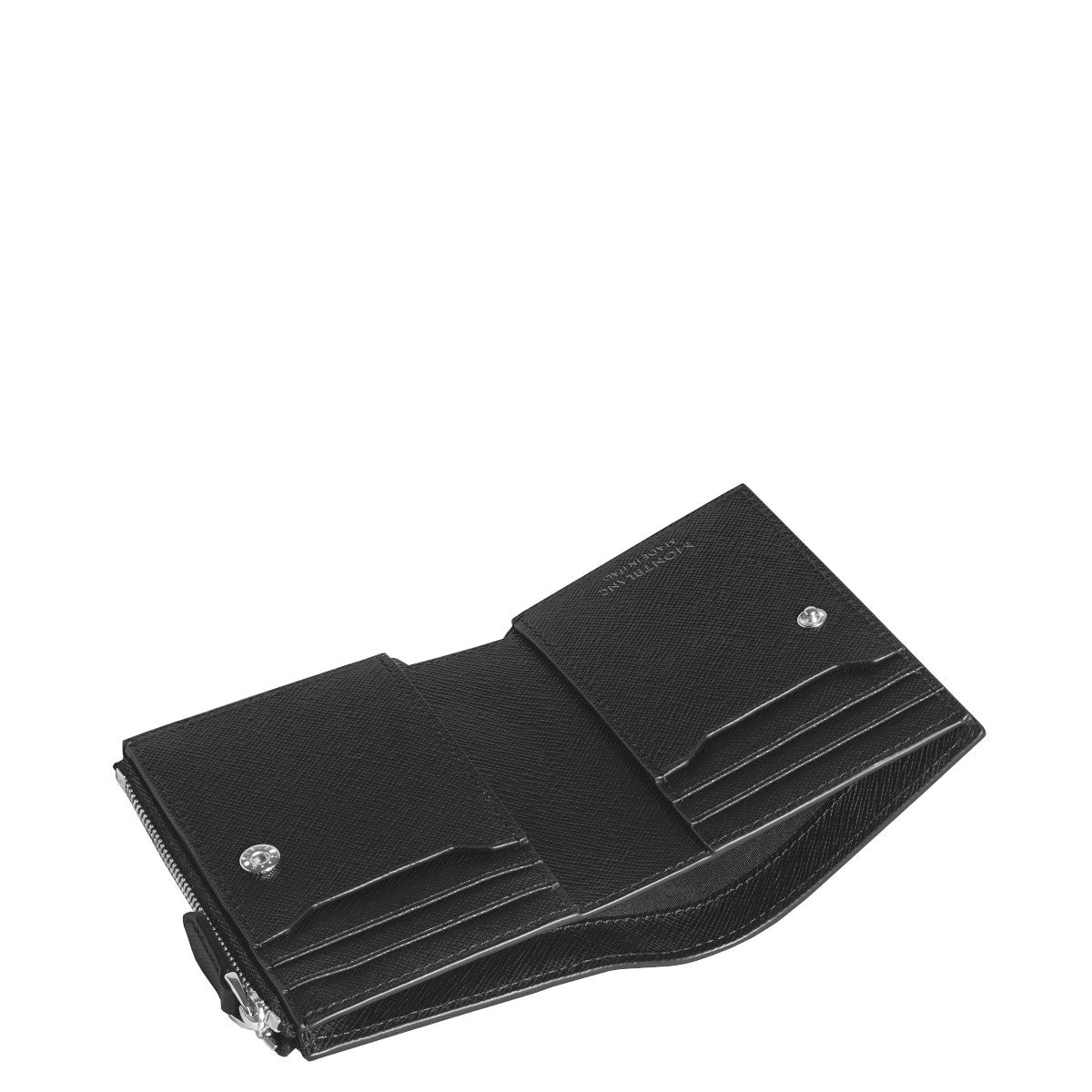 PortefeuilleMontblancMini Portefeuille Vertical 6cc Montblanc Sartorial Noir