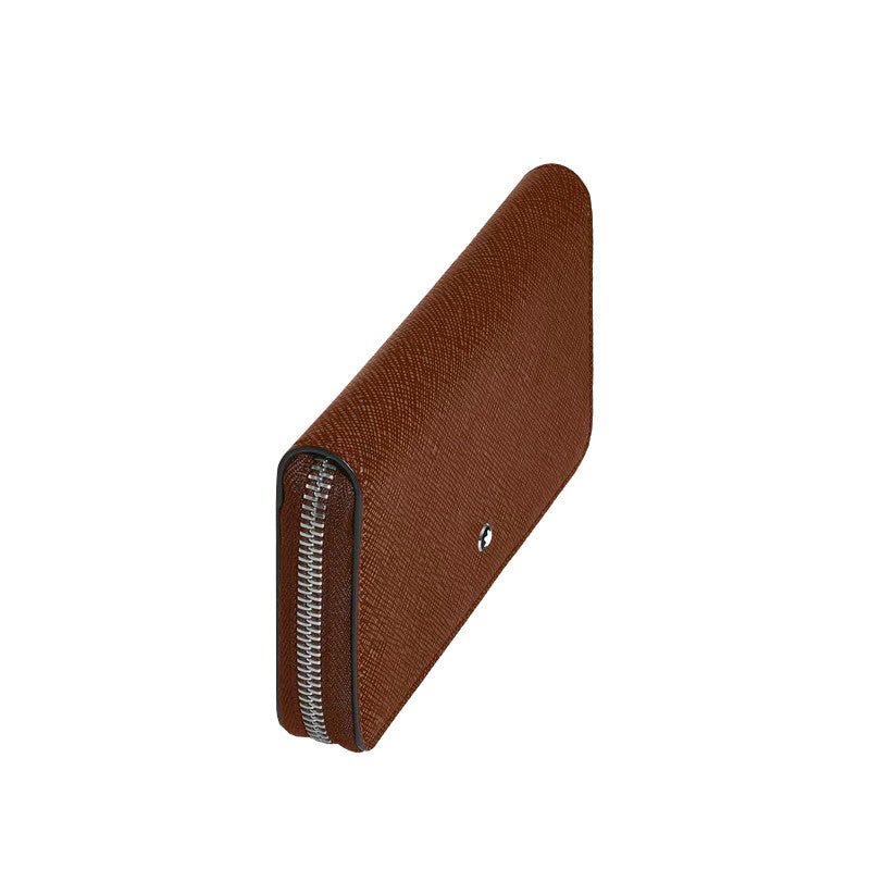 PortefeuilleMontblancPortefeuille zippé 12cc Montblanc Sartorial moyen format