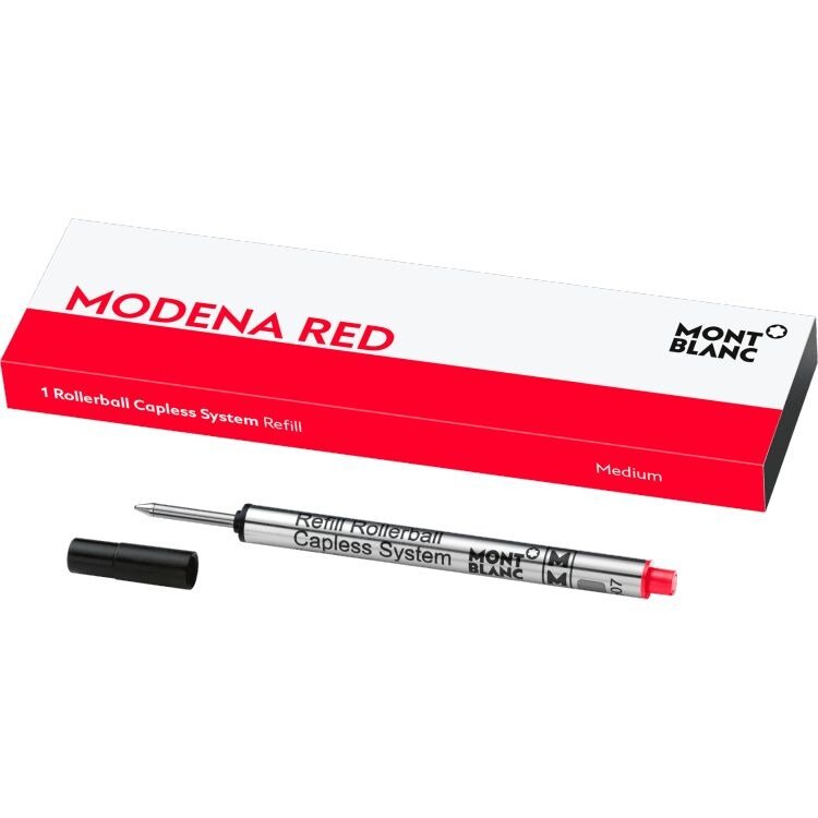 Recharge rollerballMontblanc1 recharge pour rollerball Montblanc sans capuchon (M), Modena Red