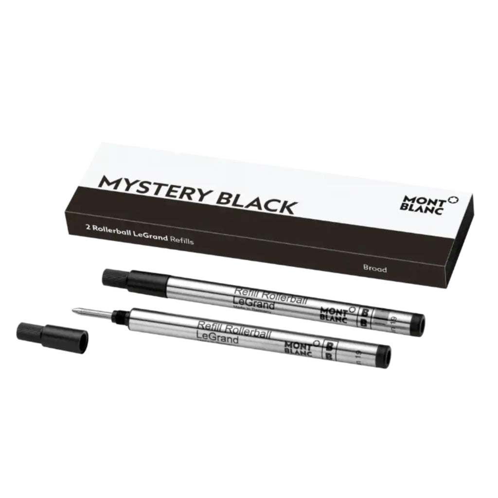 Recharge rollerballMontblanc2 recharges pour rollerball LeGrand Montblanc (B) Mystery Black