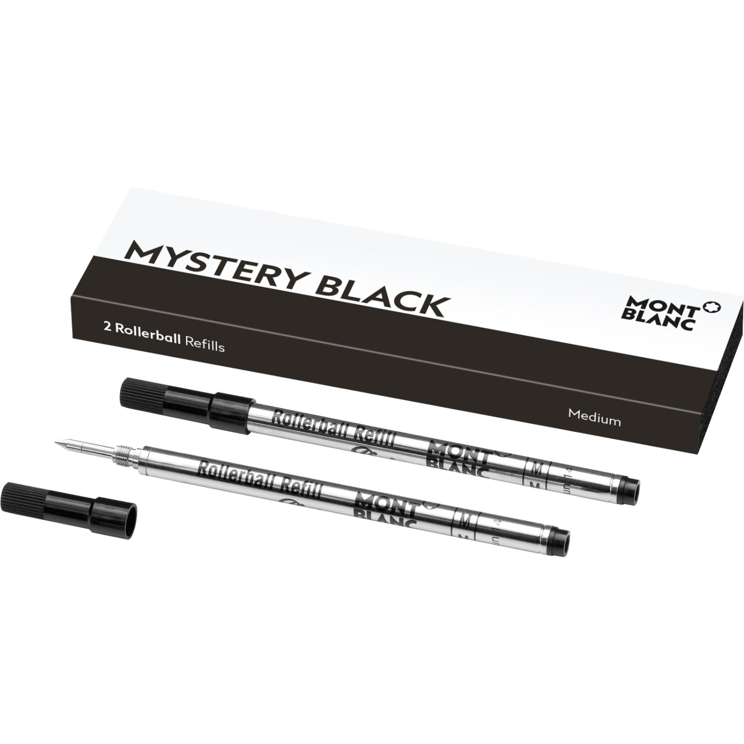 Recharge rollerballMontblanc2 recharges pour rollerball Montblanc (M) Mystery Black