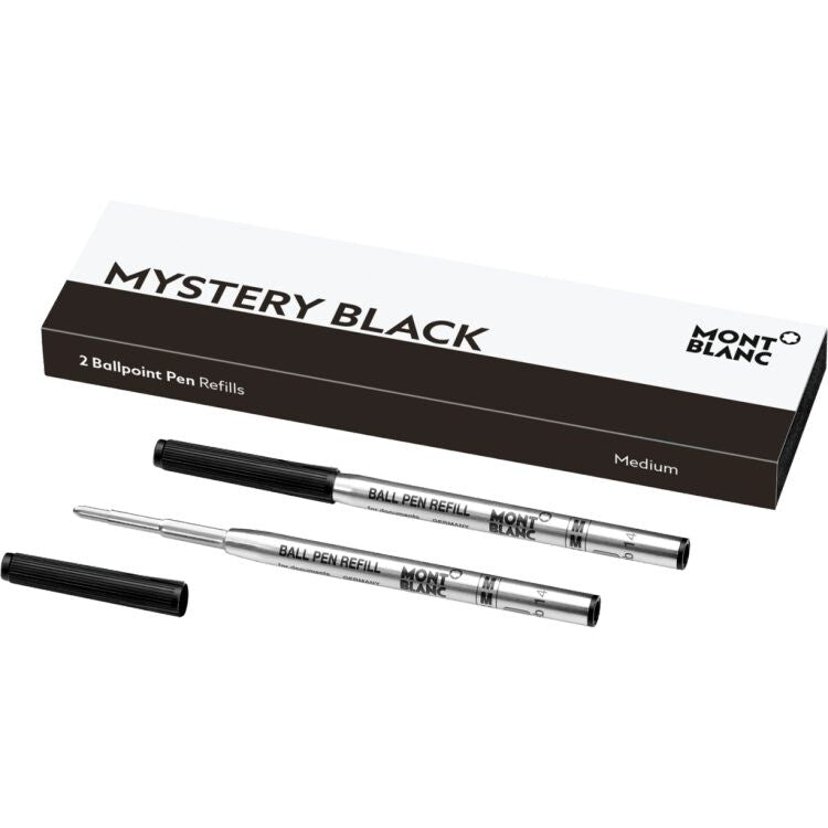 Recharge stylo billeMontblanc2 recharges de stylo à bille Montblanc (M) Mystery Black