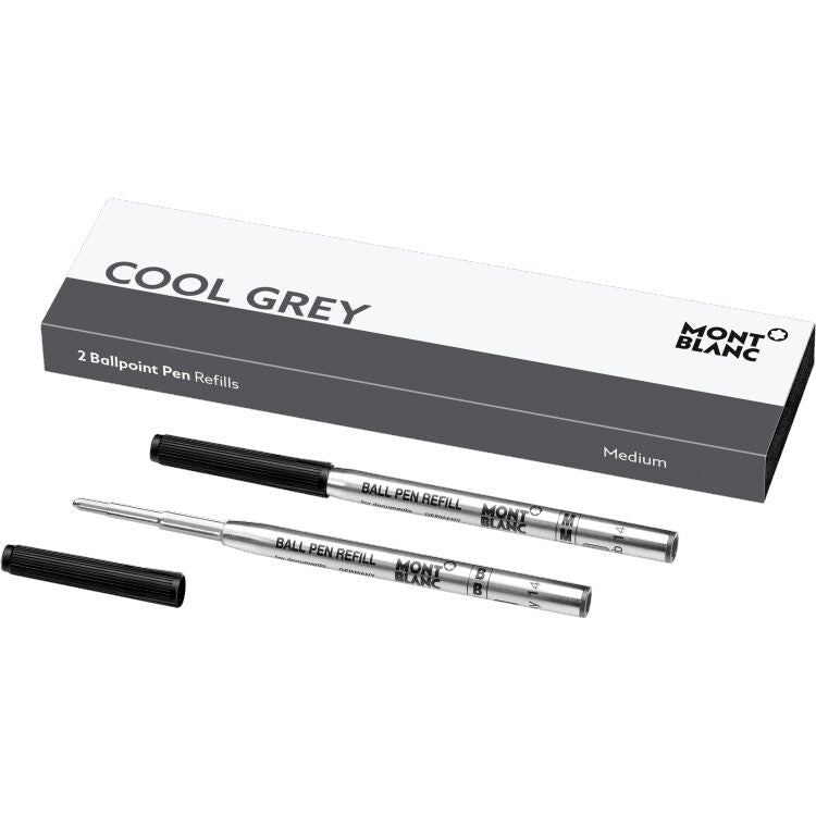 Recharge stylo billeMontblanc2 recharges pour stylo bille Montblanc (M), Cool Grey