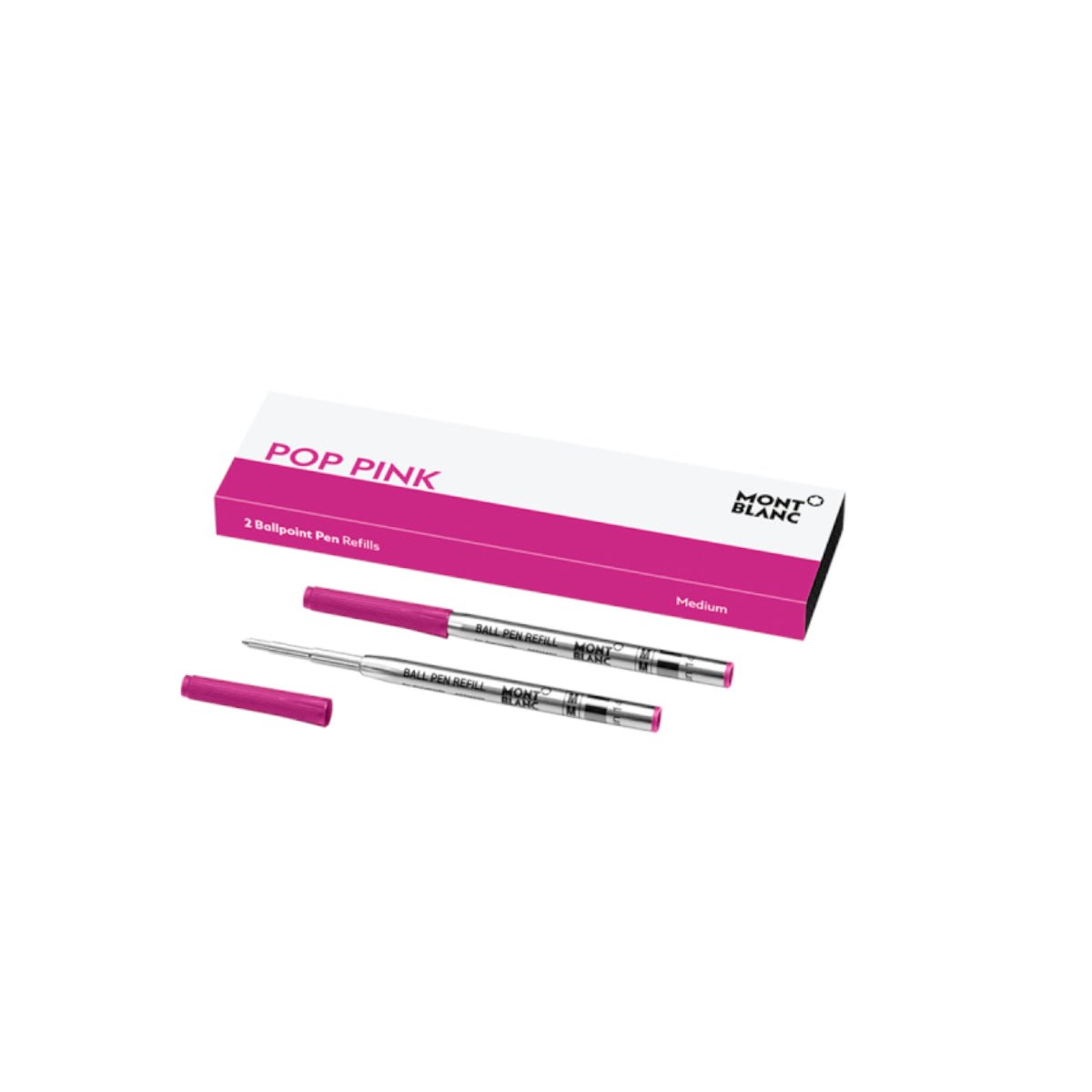 Recharge stylo billeMontblanc2 recharges pour stylo bille Montblanc (M), Pope Pink