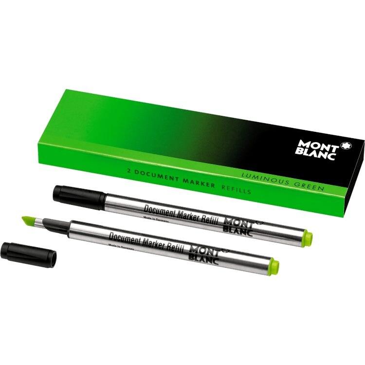 Recharges pour surligneurMontblanc2 recharges pour surligneur Montblanc Luminous Green