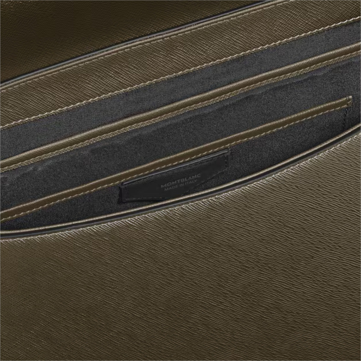 Sacoche à bandoulièreMontblancSac Messenger Montblanc en cuir Sartorial Kaki