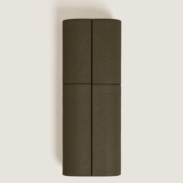 Estuche para 2 Instrumentos de Escritura en Cuero Sartorial