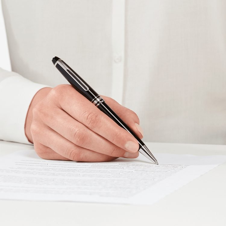 Coffret cadeauMontblancCoffret avec stylo bille Montblanc Meisterstück Platiné Classique et portefeuille 6cc Meisterstück