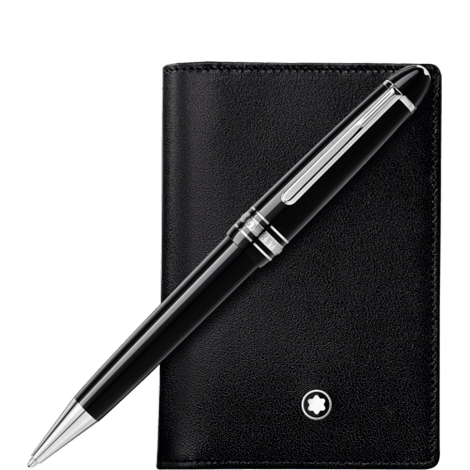 Coffret cadeauMontblancCoffret stylo bille Montblanc Meisterstück Midsize et porte - cartes de visite Meisterstück