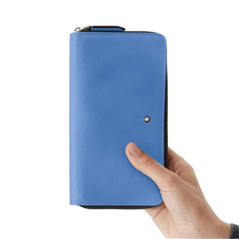 PortefeuilleMontblancPortefeuille 12cc avec zip circulaire Montblanc Sartorial