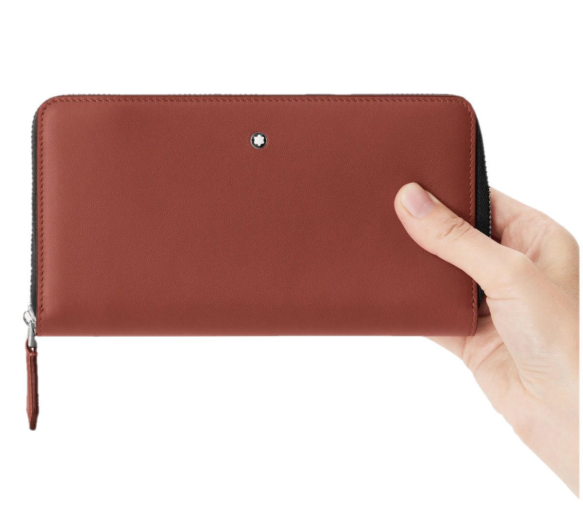 PortefeuilleMontblancPortefeuille 12cc avec zip intégral Montblanc Meisterstück Selection Soft