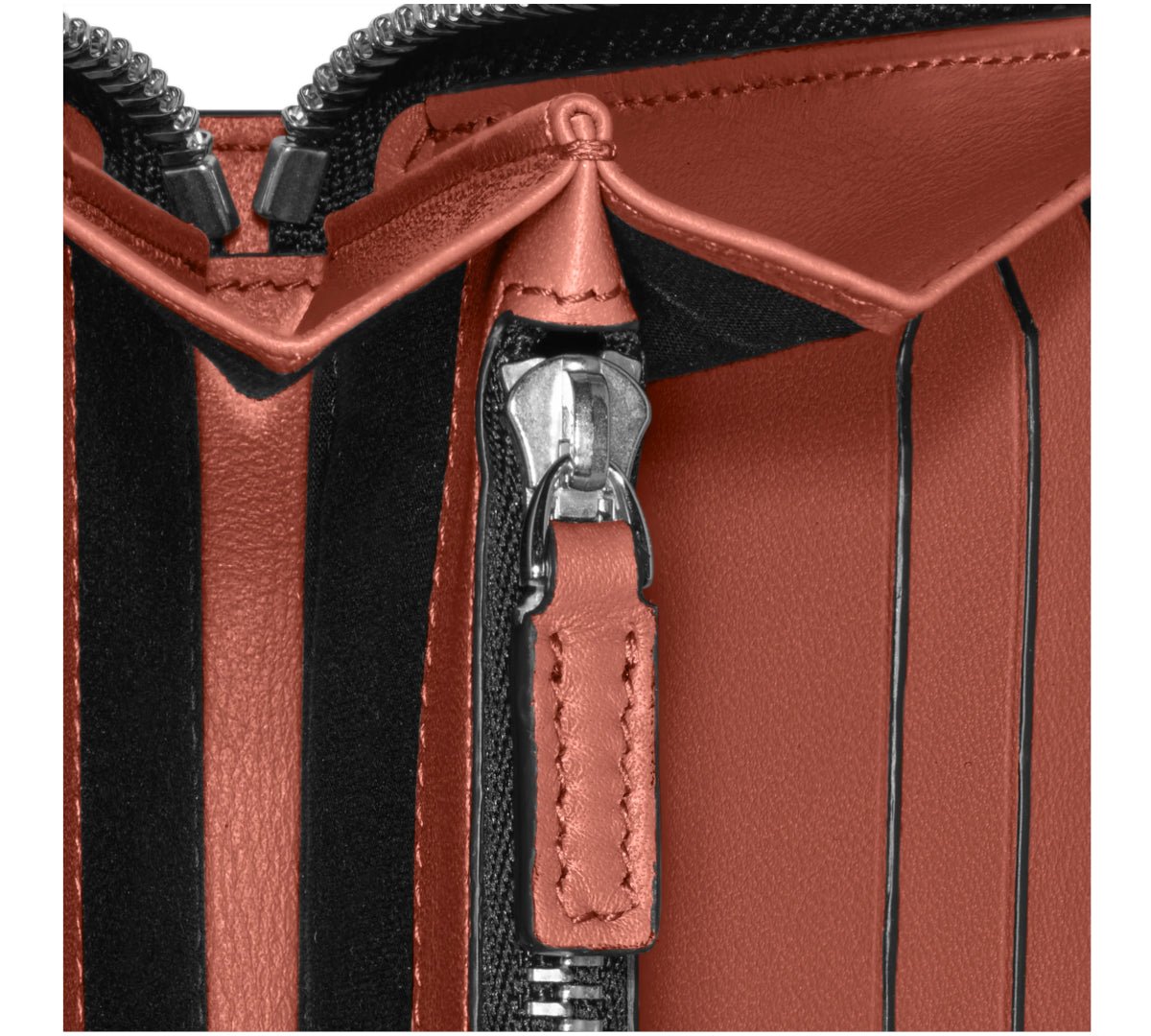 PortefeuilleMontblancPortefeuille 12cc avec zip intégral Montblanc Meisterstück Selection Soft