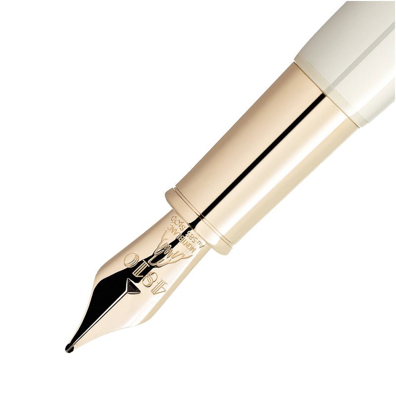 Stylo plumeMontblancStylo plume (F) couleur ivoire Montblanc Heritage Rouge et Noir « Baby » Édition Spéciale